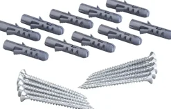 Elfa Säilytyskalusteet-Asennukseen Puuseiniin Tai Betoniin, Kiveen Tai Kaakeliseiniin. Tfx 4.8 X 64 Mm. Toimitetaan 10 Kpl:N Pakkauksessa.