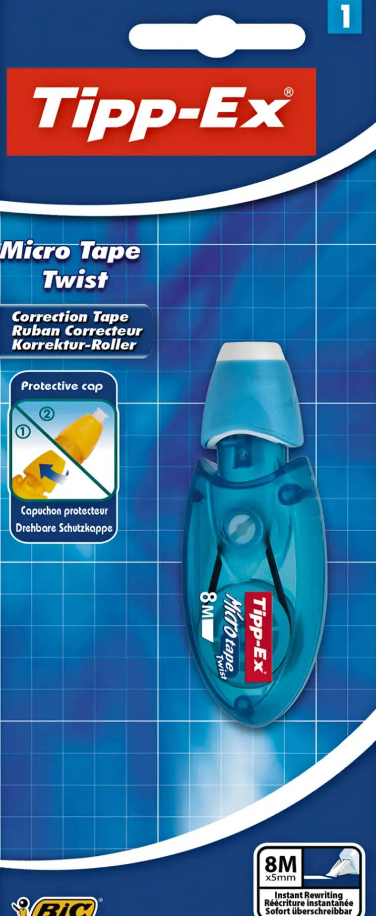 Tipp-Ex Micro Tape Twist Korjausrolleri Toimistotarvikkeet
