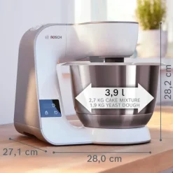 Bosch Ruoanvalmistuskoneet-Yleiskone Integroidulla Vaa'Alla 1000 W Mum5 Valkoinen