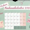 Discount Perhekalenteri 2024 Perheen Kuukausikalenteri Kalenterit