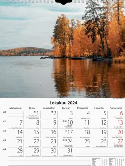 New Seinakalenteri 2024 Luonto Kalenterit