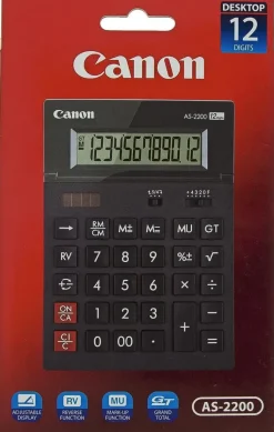 Online As-2200 Laskin Musta Laskimet