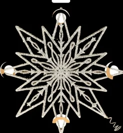 Clearance 25Cm Filigraani Latvatahtihopea Bioglitteri Sesonkijuhlatarvikkeet