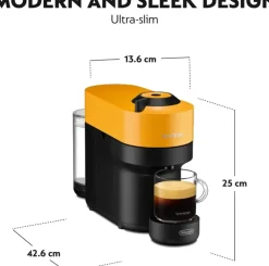 De'Longhi Kahvi Ja Tee-Nespresso Vertuo Pop Kapselikeitin