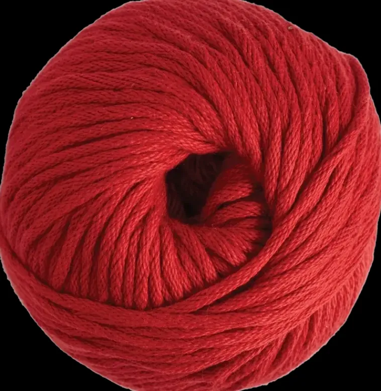 Natura Xl Puuvillalanka 100G Punainen Käsityötarvikkeet