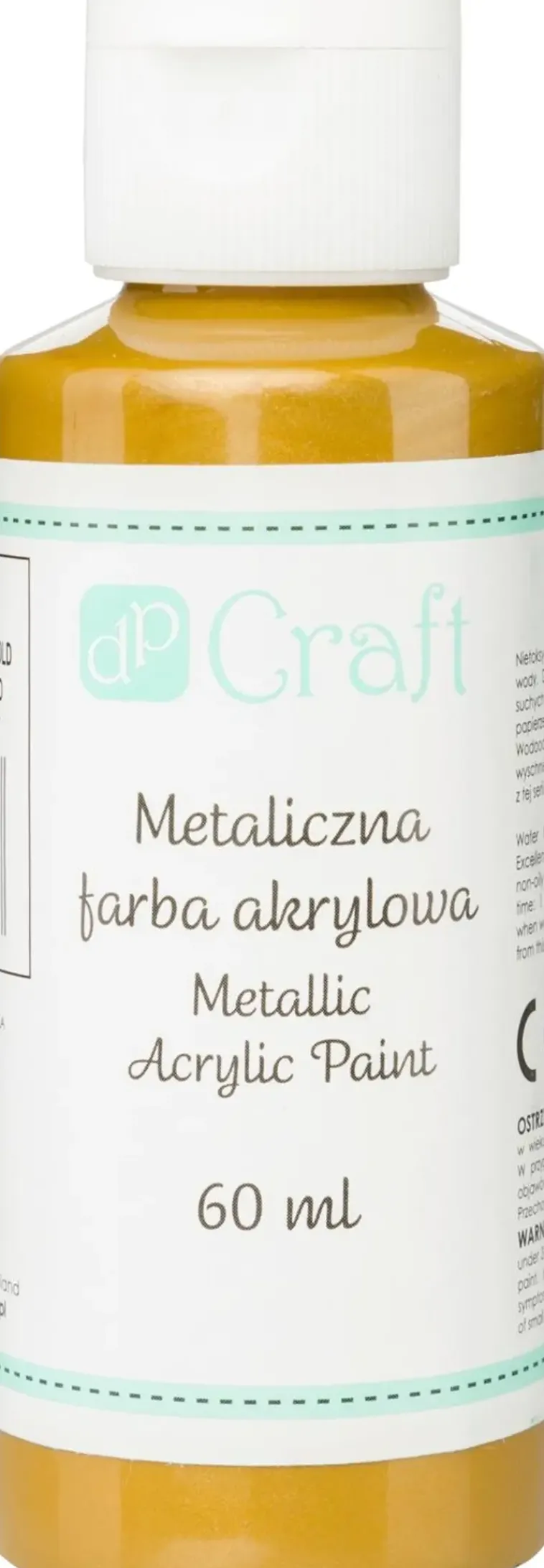 Dp Craft Askartelutarvikkeet-Akryylivari 60Ml Metallikulta 001