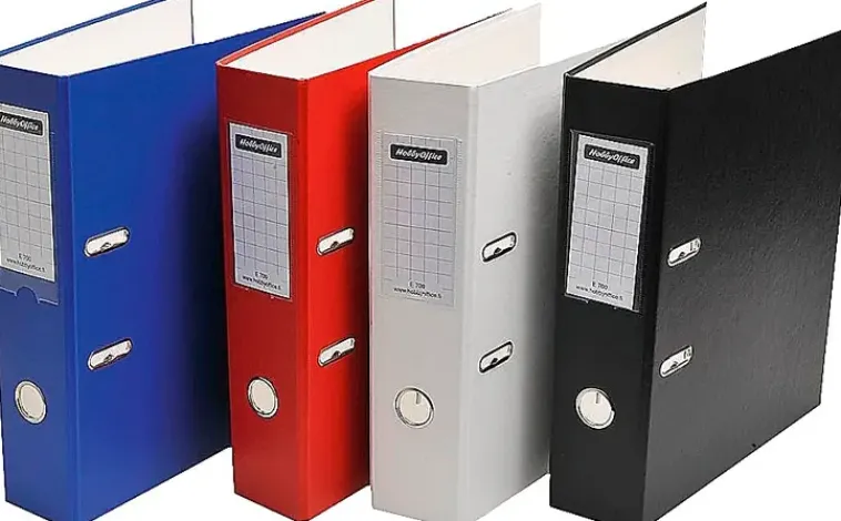 Discount Eco A4 Muovimappi Punainen Paperitarvikkeet