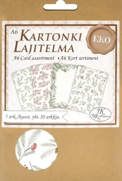 Online Eko A6 Kartonkilajitelma Havu 20Ark Askartelutarvikkeet