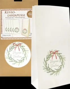 Online Eko Lahjapussi Kranssi 5Kpl/Ptk Askartelutarvikkeet