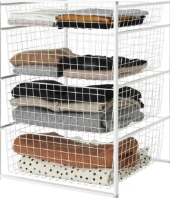 Elfa Säilytyskalusteet-Basic Koripaketti 745510 74X55X54Cm Valkoinen