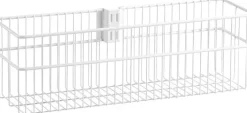 Elfa Säilytyskalusteet-Classic Lankakori Iso 333010 Seinakiskoon 435X135X140Mm Valkoinen