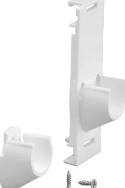 Elfa Säilytyskalusteet-Classic Vaatetangon Pidin, Koriteline-Seina 222610 2 Kpl Valkoinen