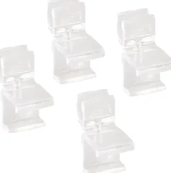 Elfa Säilytyskalusteet-Classic/Decor Lankahyllyn Pidike 230930 4Kpl Lapikuultava