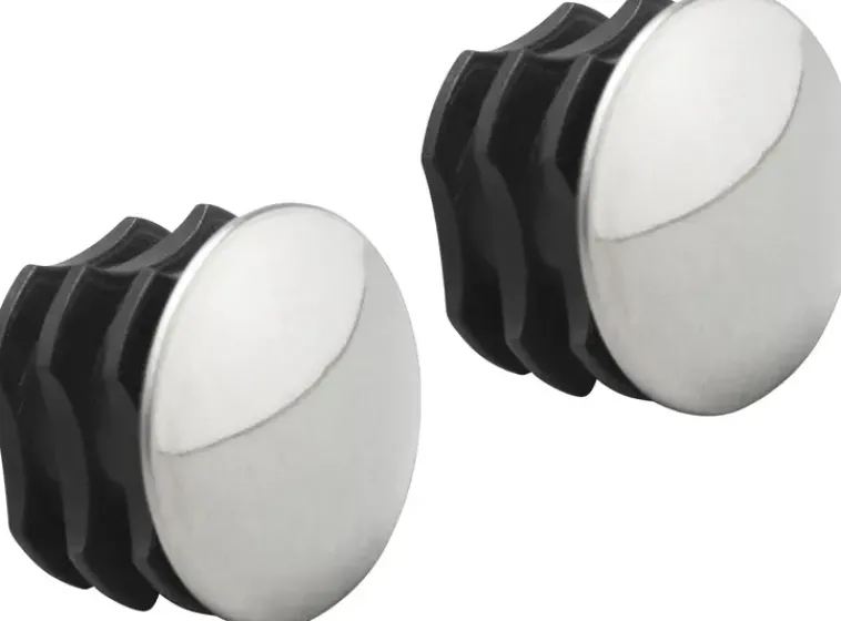 Elfa Säilytyskalusteet-Classic/Decor Vaatetangon Paatytulppa 623905 18X25X25Mm 2 Kpl Kromi