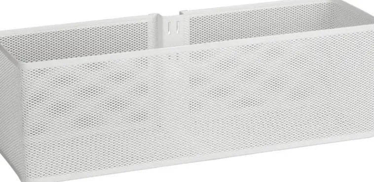 Elfa Säilytyskalusteet-Seinakori Mesh Suuri, Valkoinen 435X134X140 Mm