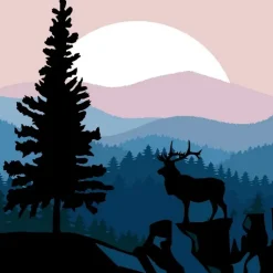 Figured’Art Askartelutarvikkeet-Figuredart Mini Numeromaalaus Hirvi