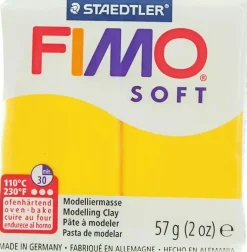 Fimo Askartelutarvikkeet-Soft Muovailumassa, Auringonkeltainen, 57 G
