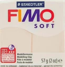 Fimo Askartelutarvikkeet-Soft Muovailumassa, Vaalea Puuteri, 57 G