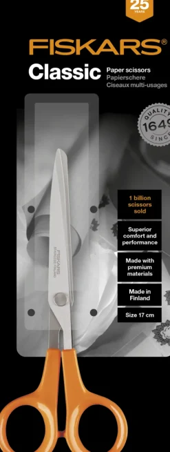 Fiskars Askartelutarvikkeet-Classic Paperisakset 17Cm