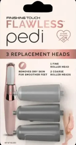 Flawless Muut Kauneuden- Ja Terveydenhoitolaitteet-Pedi 3 Kpl Lisavaihtopaa