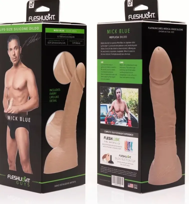 Fleshlight Seksivalineet-Fleshjack Mick Blue Dildo