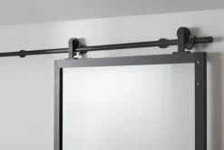 Habo Säilytyskalusteet-Liukuovenksiko Style Musta Ylaasennus