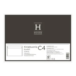 Kirjekuori C4 Liimanauhalla 15Kpl Paperitarvikkeet