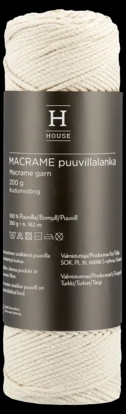 New Lanka Macrame Puuvilla 212147 200 G Käsityötarvikkeet