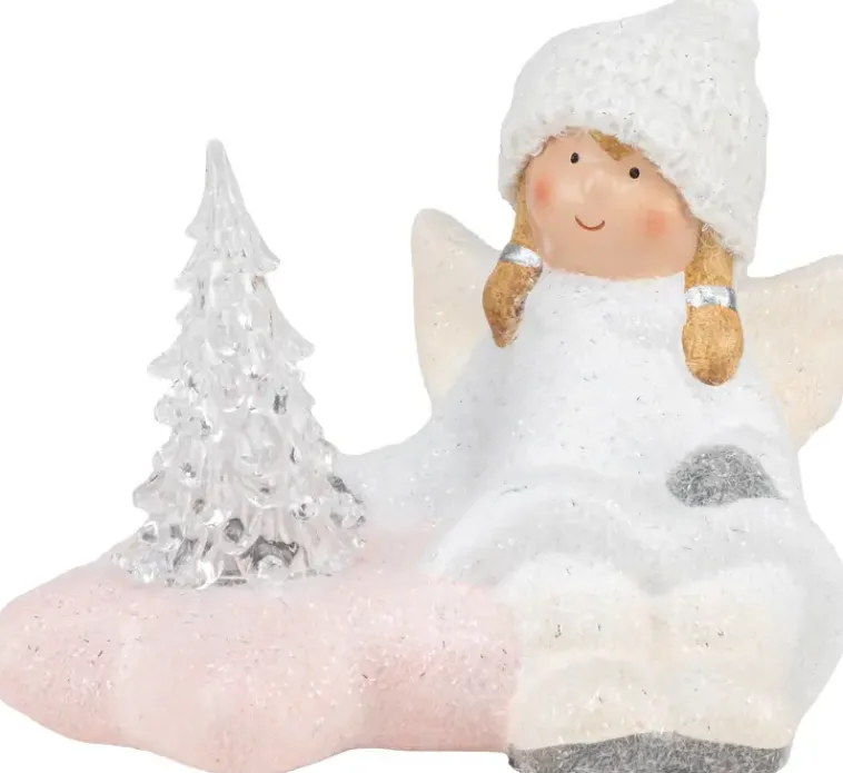 Hot Poytakoriste Tytto Lumilyhty Led 14 Cm Sesonkijuhlatarvikkeet