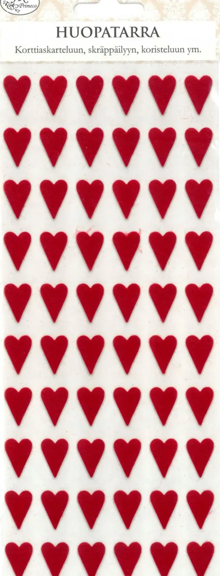 Outlet Huopatarra Sydan Tummanpunainen Askartelutarvikkeet