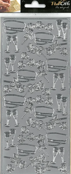 J.K. Primeco Askartelutarvikkeet-Aariviivatarra Ylioppilas Hopea 1Ark/Pkt