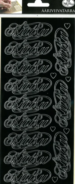 Outlet Aariviivatarra Kutsu Musta Askartelutarvikkeet