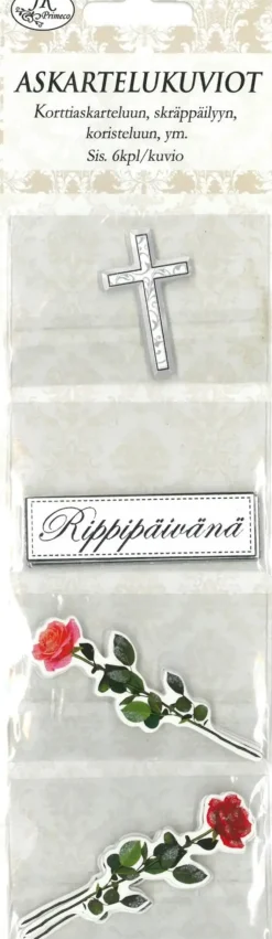 J.K. Primeco Askartelutarvikkeet-Askartelukuvio Rippijuhla 6Kpl/Kuvio