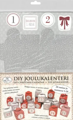 J.K. Primeco Askartelutarvikkeet-Diy-Joulukalenteri Laatikot