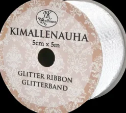 J.K. Primeco Askartelutarvikkeet-Kimallenauha 5 Cm X 5 M Hopea