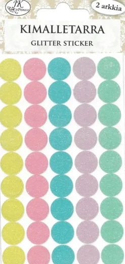 J.K. Primeco Askartelutarvikkeet-Kimalletarra Pallot Pastelli 2 Ark
