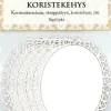 Best Koristekehys Soikea Valkoinen 5Kpl/Pkt Askartelutarvikkeet