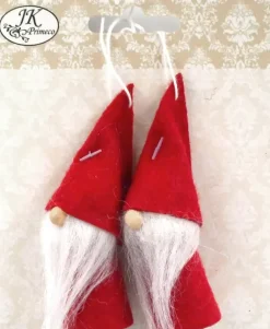 J.K. Primeco Askartelutarvikkeet-Koristepukit Punainen 2 Kpl