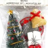 J.K. Primeco Askartelutarvikkeet-Koristesetti Mini Kuusi Ja Lahjat 5 Kpl