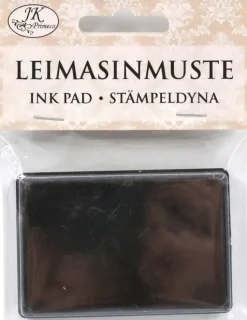 J.K. Primeco Askartelutarvikkeet-Leimasinmuste 6 X 4 Cm Musta