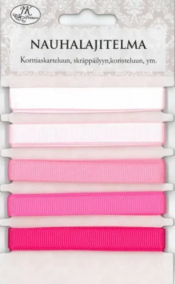 J.K. Primeco Askartelutarvikkeet-Nauhalajitelma Pinkki