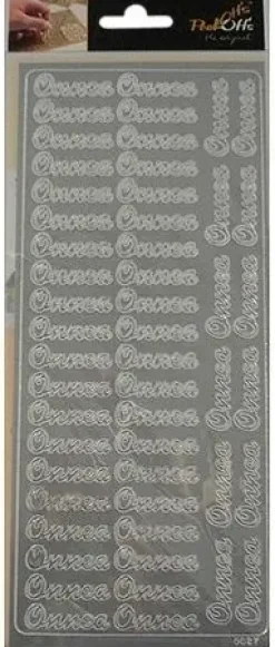 Sale Onnea -Aariviivatarra Hopea Askartelutarvikkeet