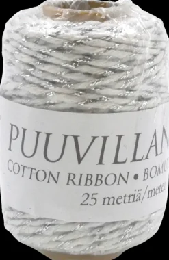 J.K. Primeco Askartelutarvikkeet-Puuvillanaru 2 Mm X 25 M Valkohopea