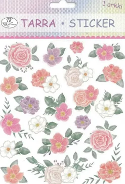 J.K. Primeco Askartelutarvikkeet-Tarra-Arkki Flora Kukat