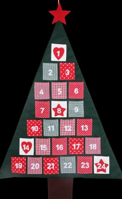 Joulukalenteri Kuusi 90 Cm Sesonkijuhlatarvikkeet