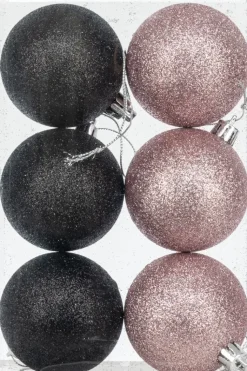 Online Joulupallo 6 Cm Glitter 6 Kpl Sesonkijuhlatarvikkeet