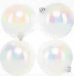 Joulupallo Helmi 4 Kpl 8 Cm Sesonkijuhlatarvikkeet