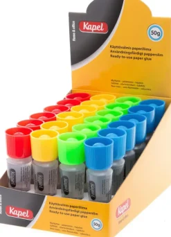 Outlet Paperiliima Heti Valmis 50 G Lajitelma Display Paperitarvikkeet