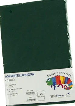 Outlet Askarteluhuopa Musta 20X30Cm 5Ark/Pss Askartelutarvikkeet