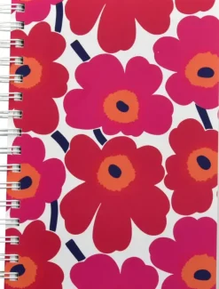 Online Karto Muistikirja A5 Kierre Unikko Punainen Paperitarvikkeet